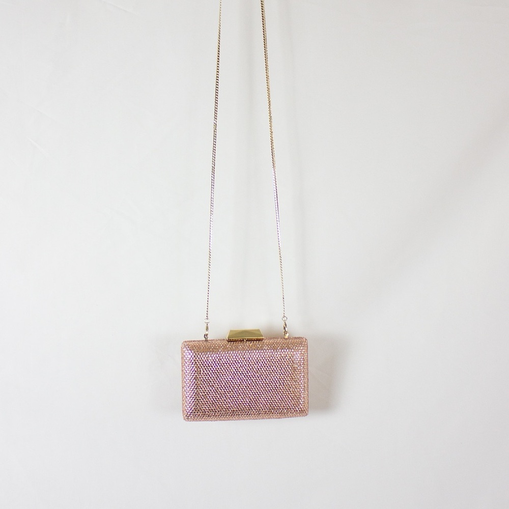 Rhinestone Clutch | Pink